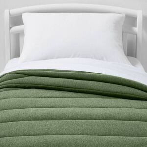 Pillowfort - Toddler Channel Jersey Kids' Comforter Green - Pil Green